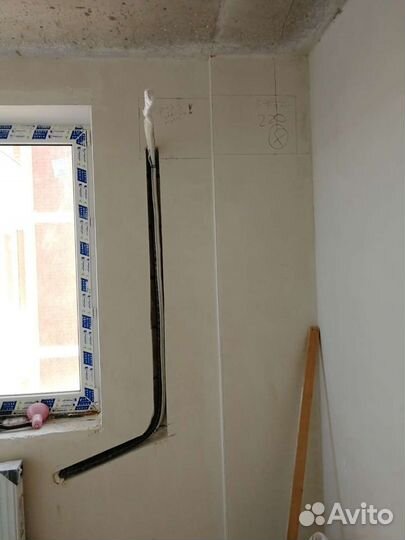 Прокладка фреоновых коммуникации для сплит систем