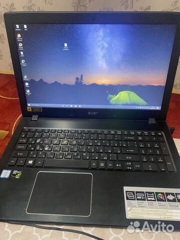 Игровой ноутбук acer i7-6500/8g