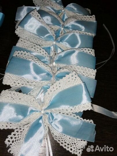 Украшения, бантики на свадьбу, праздник