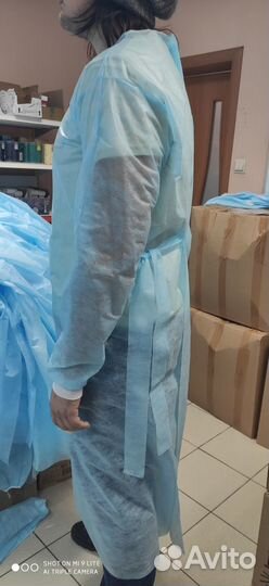 Халат хирургический для врача одноразовый