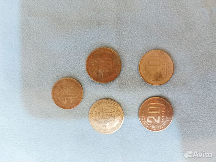 Продам 5 монет СССР