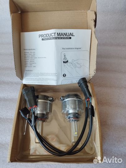 Светодиодные лампы LED Headlight HB4 (9006) 6000K