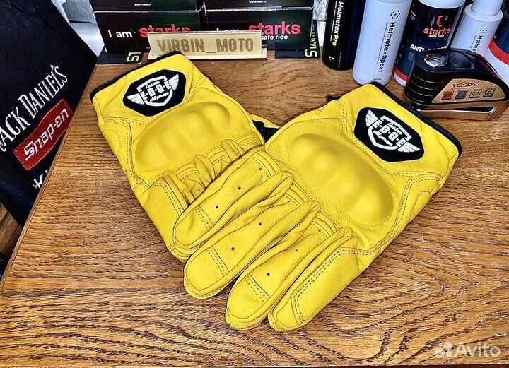 Мотоперчатки кожаные р-р 2XL (10,5-11)