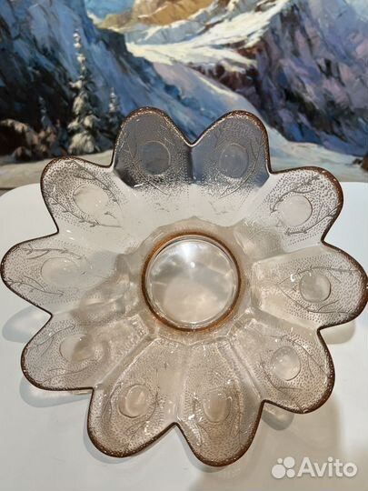 Блюдо для фруктов. Стекло