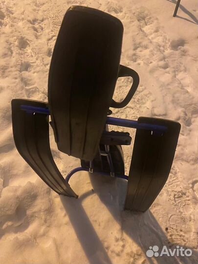 Снегокат Spider-Man + Санки - коляска