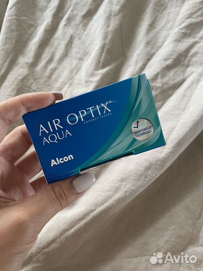 Линзы контактные air optix 1 месяц