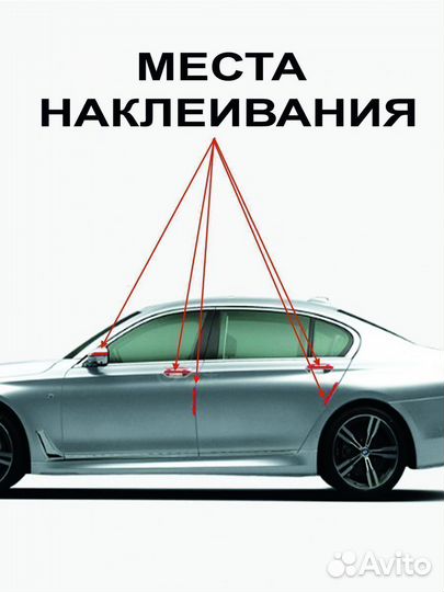 Шильдик наклейка для автомобиля BMW