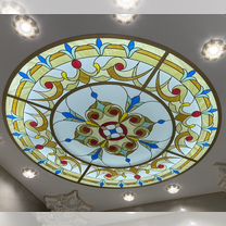 Витражи на потолок. Витражные потолки с подсветкой, Одинцово