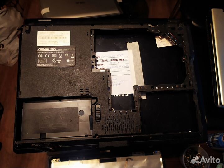 Asus F80C В разбор