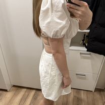 Платье zara со шнуровкой