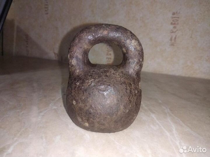 Гирька 3 фунта старинная