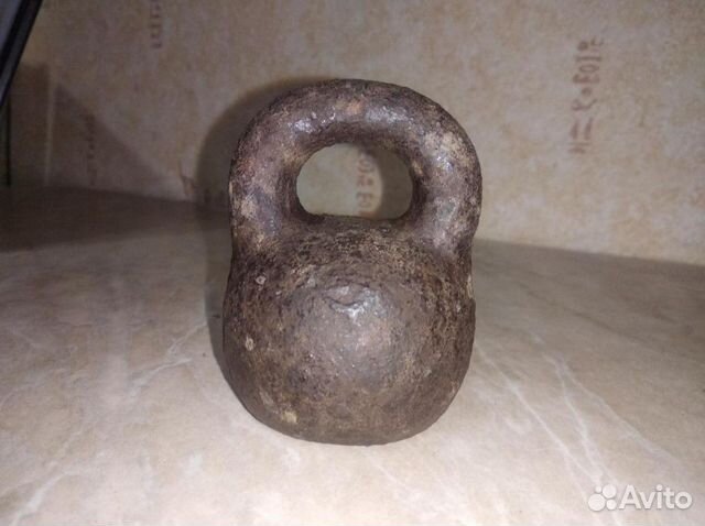 Гирька 3 фунта старинная