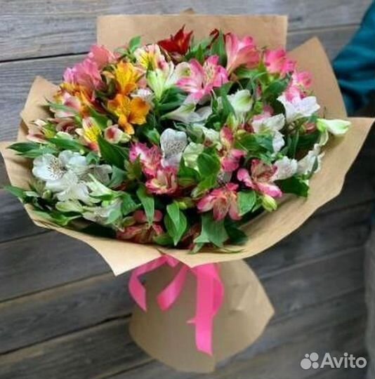 Цветы альстромерии букет