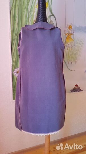 Пальто дизайнерское бохо этно 42/44 неопрен