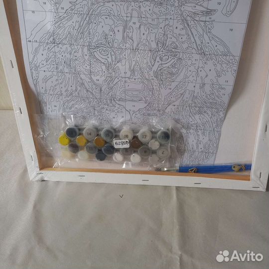 Картина по номерам Лев
