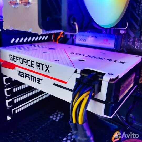 Игровой пк RTX 3060 Ryzen 5600 16 RAM 512 M2 SSD