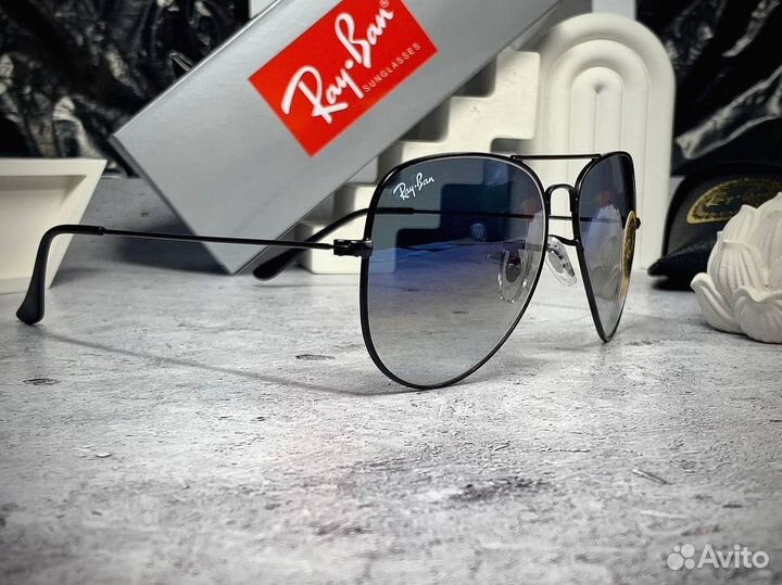 Очки Ray Ban Aviator градиент