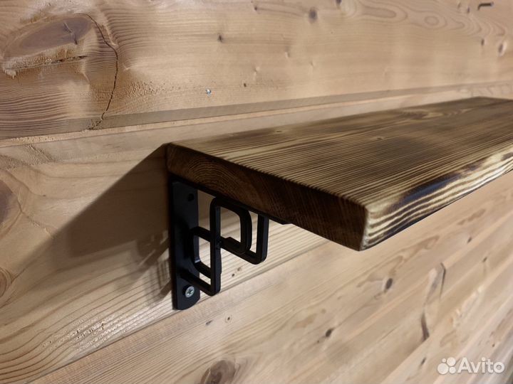 Полка настенная деревянная