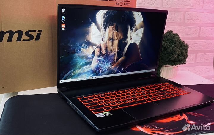 Мощный MSI GF75 Thin/i5-10500H/RTX 3050Ti