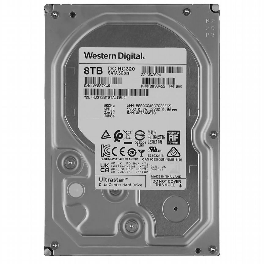 [HUS728T8TALE6L4] Жесткий Диск Western Digital 8tb Hus728t8tale6l4