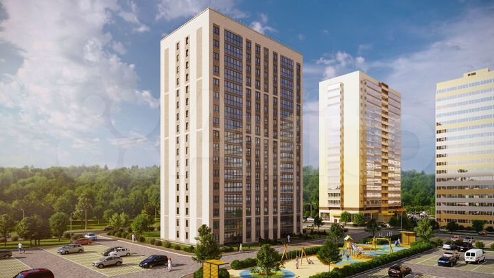 2-к. квартира, 56,6 м², 5/17 эт.