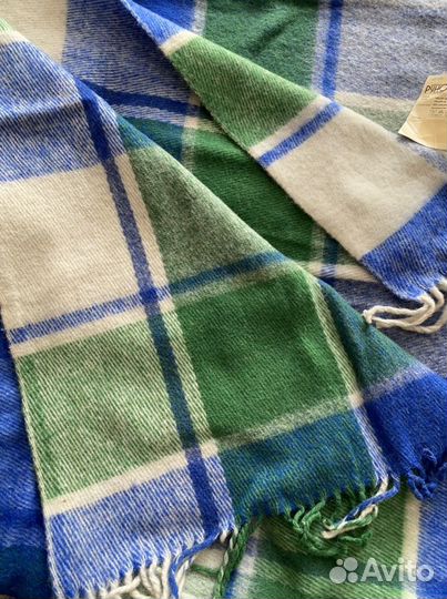 Плед шерсть новый