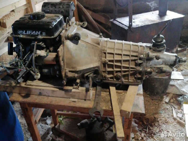 Мотор lifan+кпп от ваз 2101