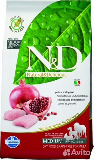 Farmina Natural Delicious для взр. собак всех поро