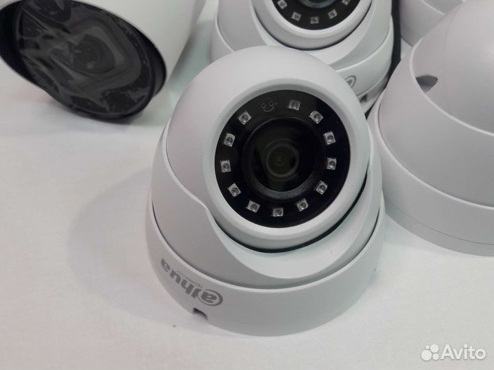 8 Камер видеонаблюдения 4Мп регистратор Dahua