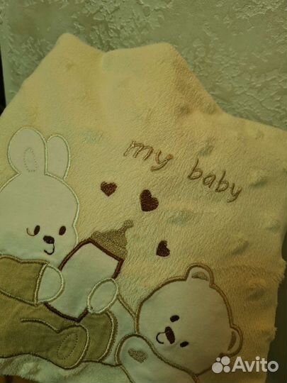 Конверт плед на выписку в коляску кроватку