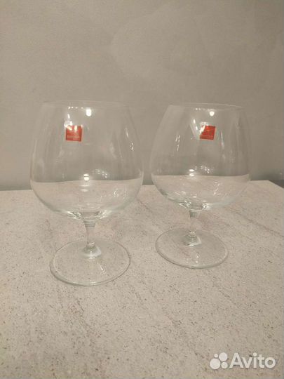 Бокалы для бренди новые 2 шт, Италия