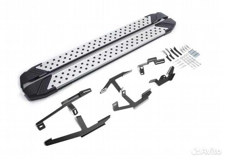 Пороги Подножки Chery Tiggo 2 2017-21 