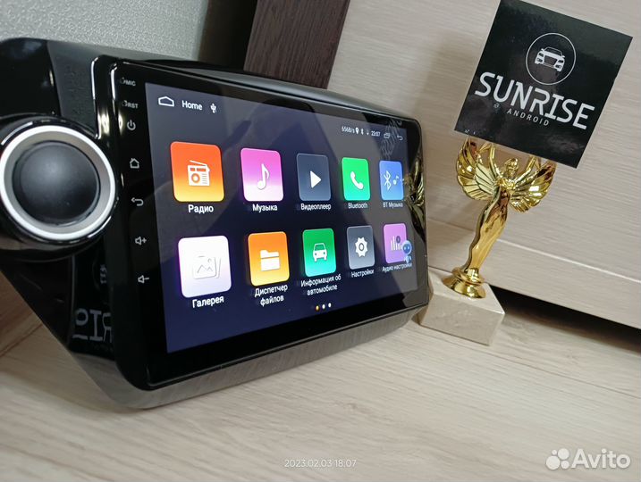 Магнитола Kia Rio android новая