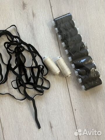 Нитки швейные и резинка бельевая