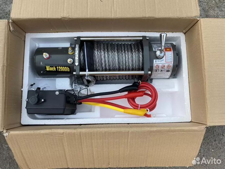 Лебедка Электрик Винч 12000 (5,5т) кевлар