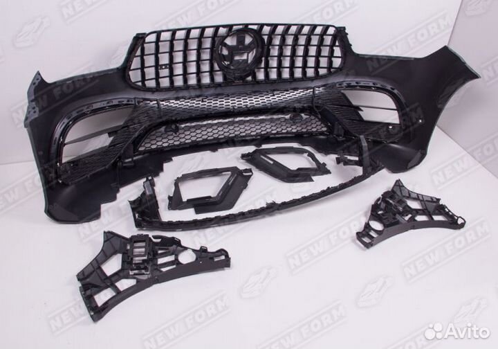 Обвес 63 AMG черный Mercedes GLE Coupe 167