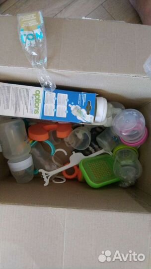 Бортики в кроватку бу, бутылочки