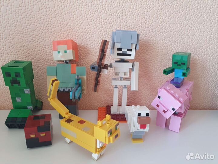 Конструктор Майнкрафт большие фигурки