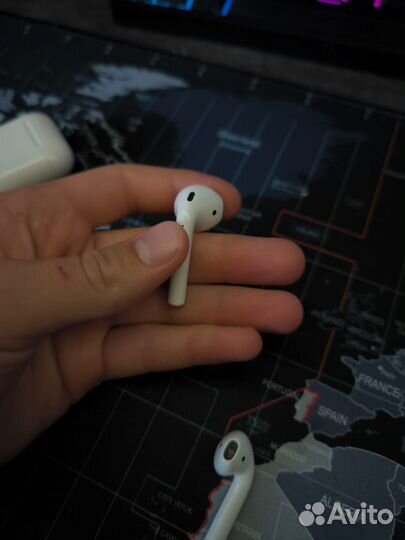 Наушники Airpods 2 оригинал (б/у)