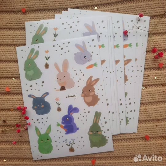 Стикерпаки (наклейки) и открытки