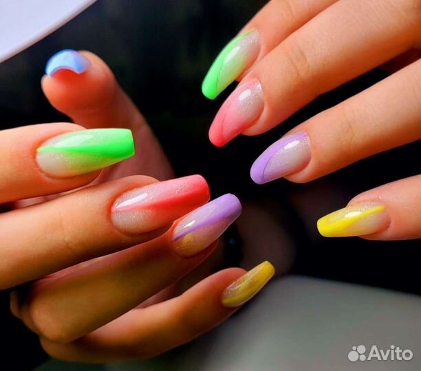 Маникюр,покрытие гель лак,наращивание ногтей