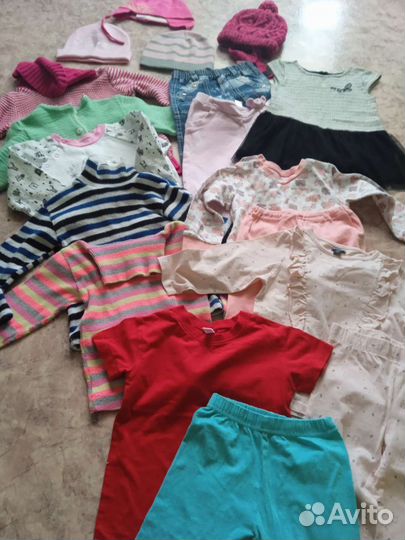 Пакет вещей на девочку р. 86-92