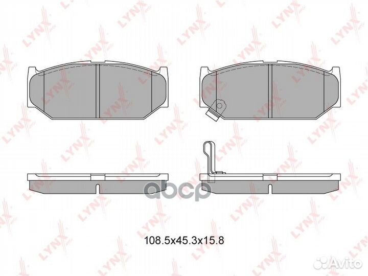 Колодки тормозные дисковые перед BD7303 LYN