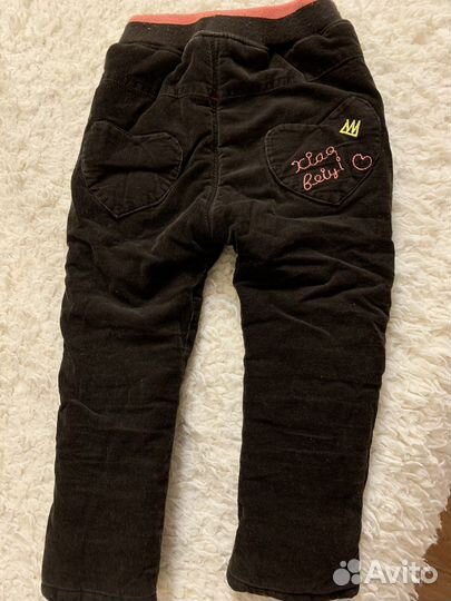 Утепленные брюки для девочки