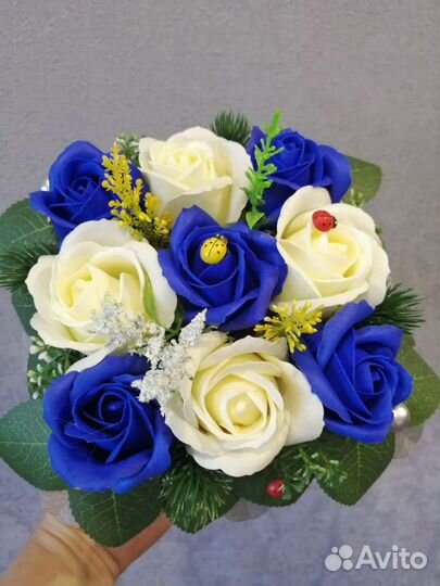 Букет цветов из мыла