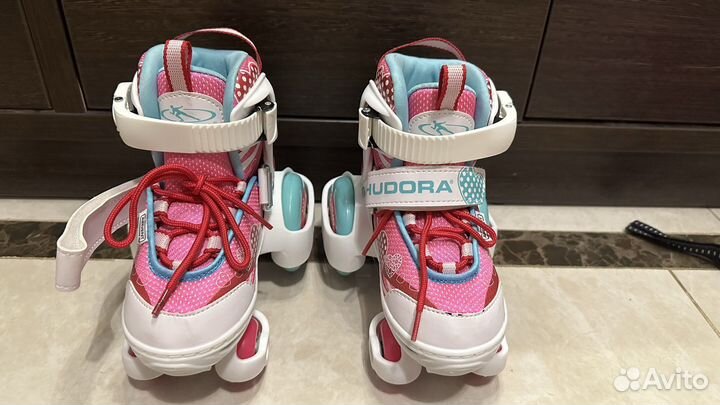 Роликовые коньки детские раздвижные