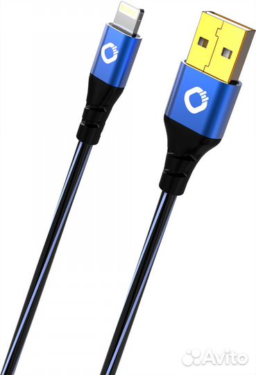 Кабель Oehlbach USB Plus A - Lightning 1,5м