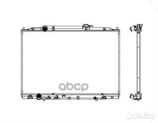 Радиатор, 24 мм acura MDX 07-13 30718501 307185
