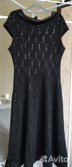Платье вечернее винтажное 48р с пайетками