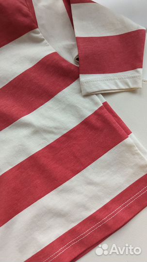 Новый лонгслив-поло h&m 74